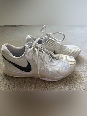 Nike White and Black Athletic Sneakers